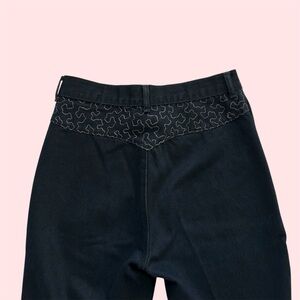 Vintage 80s Fancy Ass 26x35 High Waist Denim Bareback Jeans Dark Wash